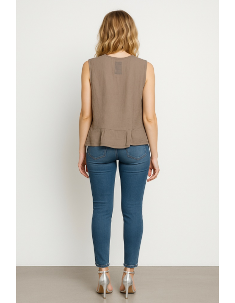 Top cotone spalla larga... 2