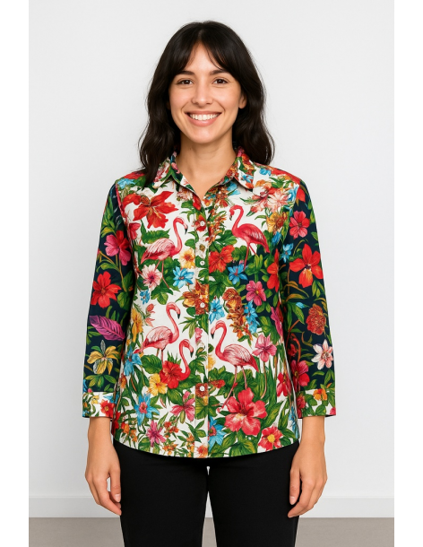 Camicia cotone manica lunga...