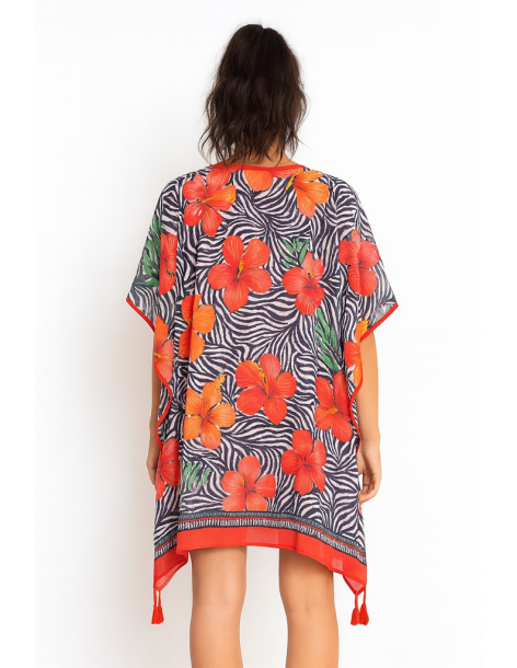 Poncho in cotone in stile... 2