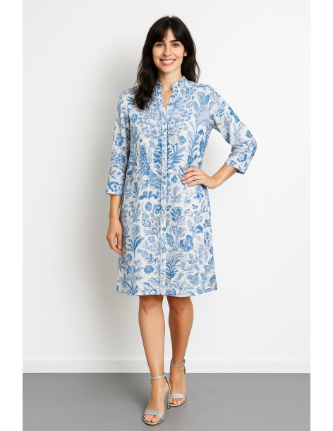 Caftano in cotone manica...