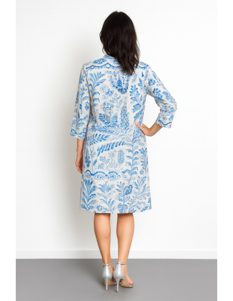 Caftano in cotone manica... 2