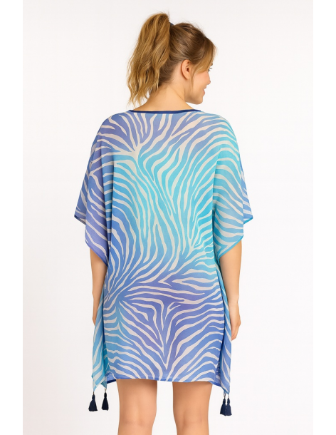 Poncho in cotone in stile... 2