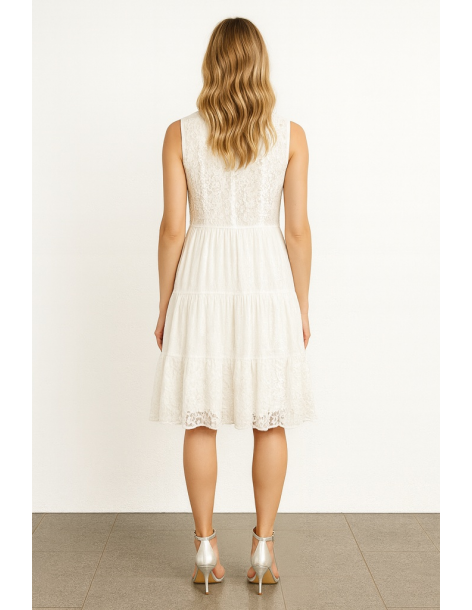 Abito in cotone e pizzo... 2