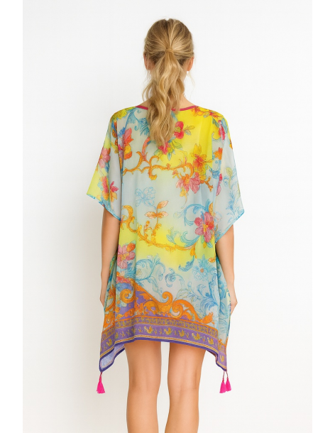 Poncho in cotone in stile... 2