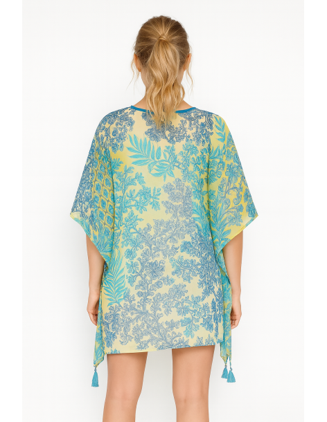 Poncho in cotone in stile... 2