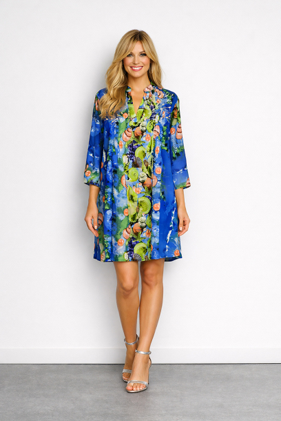 Caftano in cotone manica...