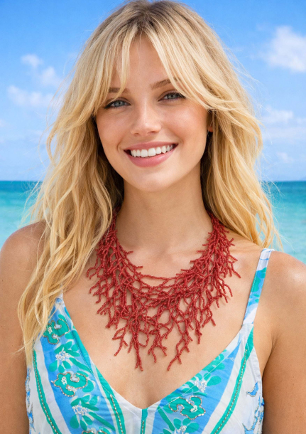 Collana di perline in stile...