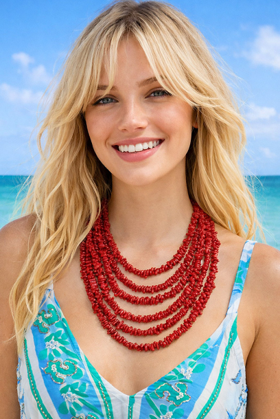 Collana di perline in stile...