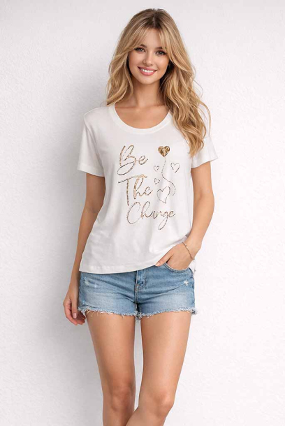 T-shirt viscosa mezza...