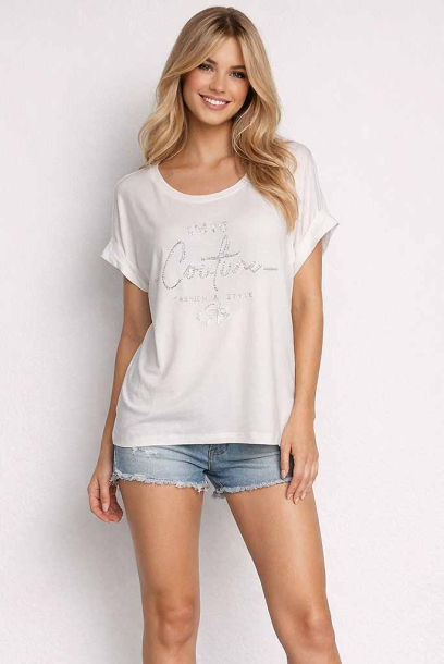 T-shirt viscosa mezza...