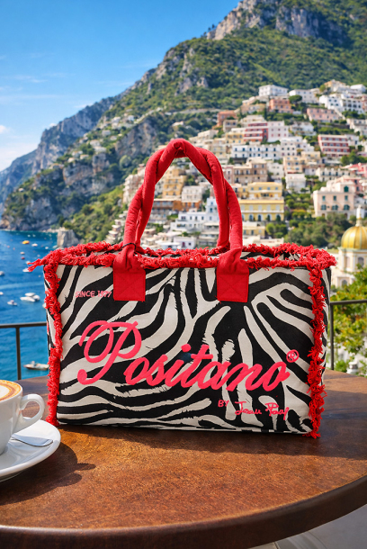 Borsa in canvas stile...