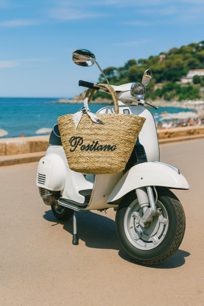 Borsa in paglia in stile...