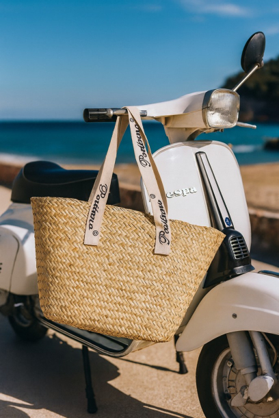 Borsa in paglia in stile...
