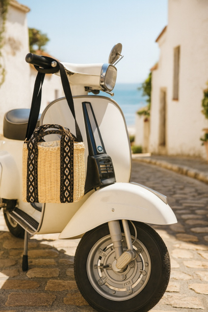 Secchiello in raffia in...