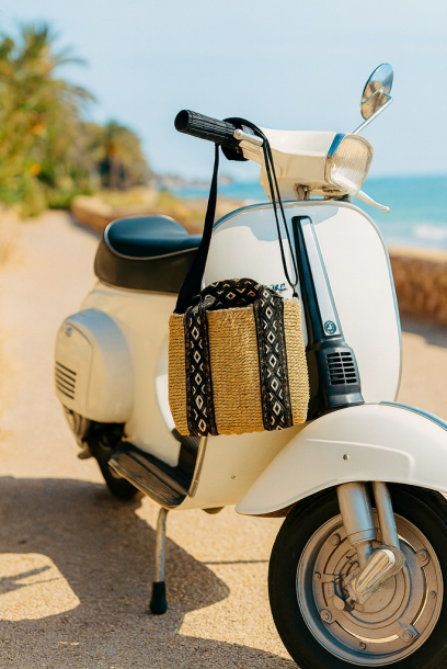 Secchiello in raffia in...