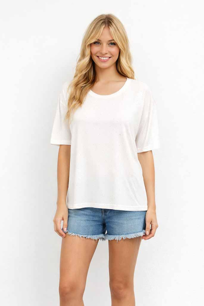 T-shirt viscosa mezza...