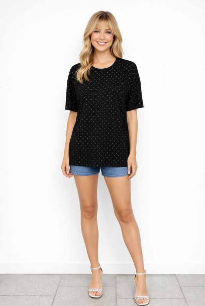 T-shirt viscosa mezza...